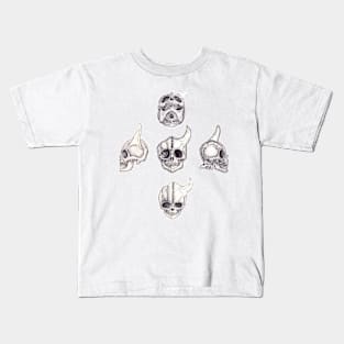 Skull study Kids T-Shirt